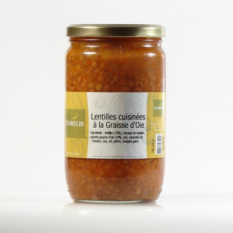 Lentilles à la graisse d'oie, 72cl Lentilles à la graisse d'oie, 72cl