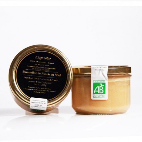 Mousseline de navets au miel Bio, 220gr Mousseline de navets au miel Bio, 220gr