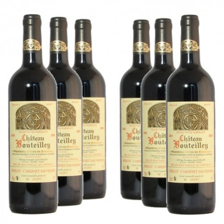 Promotion 6 Bouteilles Château Bouteilley 2012 AOC Bordeaux Promotion 6 Bouteilles Château Bouteilley 2012 AOC Bordeaux