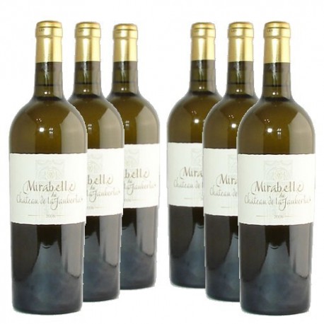 6 bouteilles Château La Jaubertie Mirabelle 2013 AOC Bergerac Sec 75cl 6 bouteilles Château La Jaubertie Mirabelle 2013 AOC Bergerac Sec 75cl