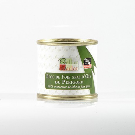Bloc de Foie gras d'Oie Origine Périgord 100g Bloc de Foie gras d'Oie Origine Périgord 100g