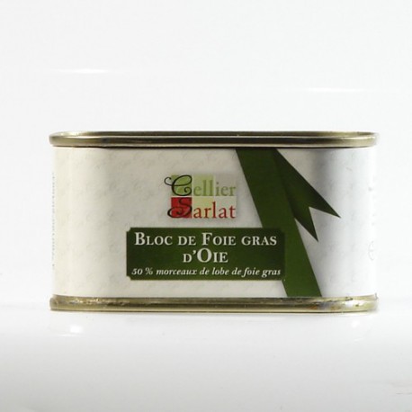 Bloc de Foie Gras d'Oie Origine Périgord 200g Bloc de Foie Gras d'Oie Origine Périgord 200g