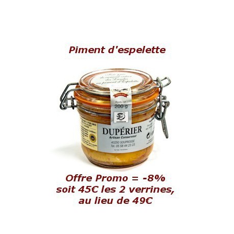 Foie Gras Piment d'Espelette Foie Gras Piment d'Espelette