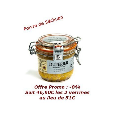 Foie Gras Entier Poivre de Séchuan Foie Gras Entier Poivre de Séchuan