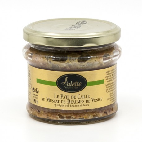 Délice de Caille au muscat de Beaumes de Venise 180g