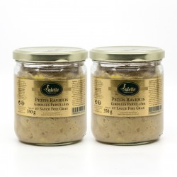 Les Petits Raviolis, Girolles Persillées et Sauce au Foie Gras - 2x350g