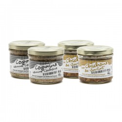 Lot de 4 Terrines Gourmandes en 90g
