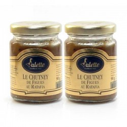 Lot de 2 Chutneys de Figues au Ratafia 2 x 90g