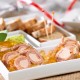 Les Rondos de Jambon au Foie Gras de Canard (30%) et à la Gelée de Monbazillac 200g