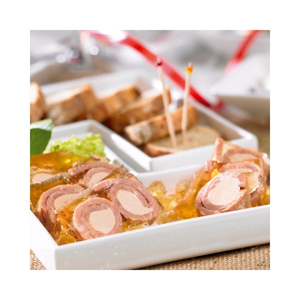 Lot de boites de Fluteaux de Jambon au Foie de Canard