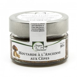 La Moutarde à l'Ancienne aux Cèpes 90g