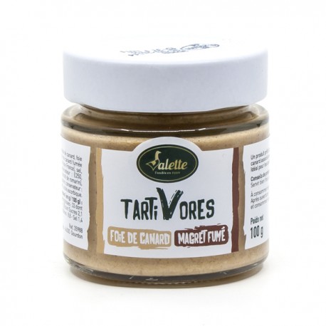 Tartivores Foie de Canard - Magret Fumé Bocal 100 g