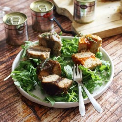 CŒUR DE TERROIR" MÉDAILLON DE POULET ET SON CŒUR À LA BASQUAISE BOITE 100 G