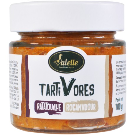 TARTIVORES, RATATOUILLE - ROCAMADOUR BOCAL 100 G