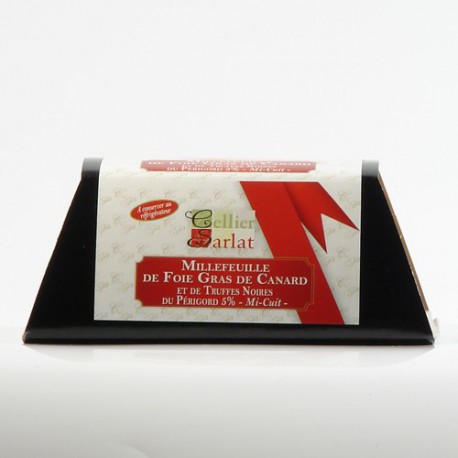 Millefeuille de Foie Gras de Canard mi-cuit Truffé 180g