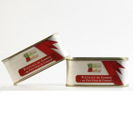 Lot de boites de Fluteaux de Jambon au Foie de Canard 2x200g