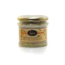 Les rillettes royales de confit de canard au foie de canard de bloc de foie gras 180g Valette