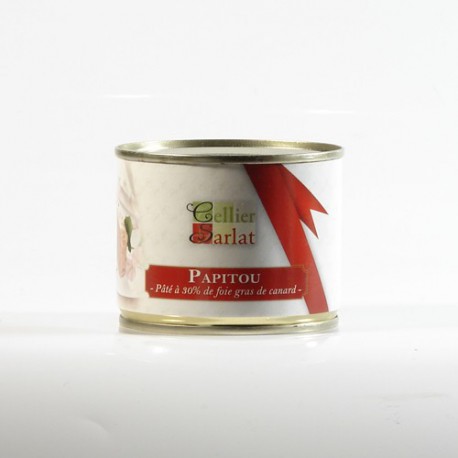 Papitou Pâté à 30% de Foie Gras de Canard 200g