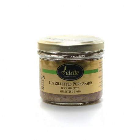 Les rillettes pur canard 65g Valette