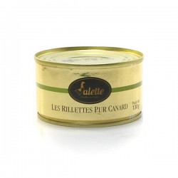 Les rillettes pur canard 130g Valette