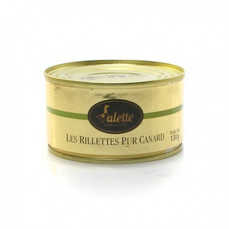 Les rillettes pur canard 130g Valette