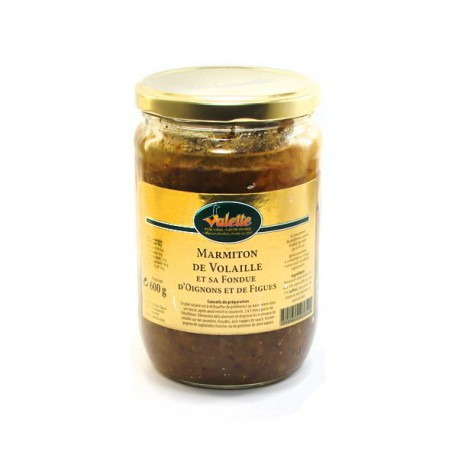 Marmiton de volaille et sa fondue d'oignon et de figue 600g Valette