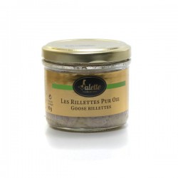 Les rillettes pur oie sans porc et sans alcool 90g Valette