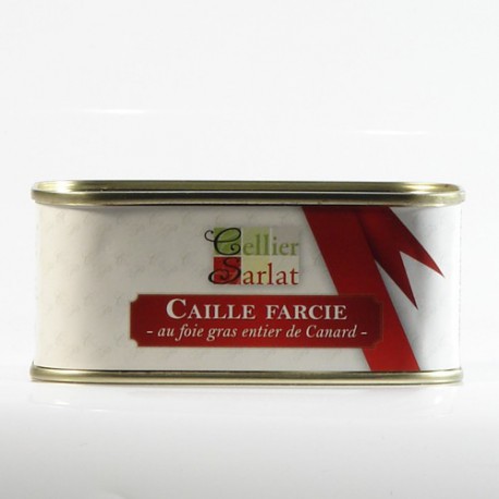 Caille Fourrée au Foie Gras de Canard Entier 200g