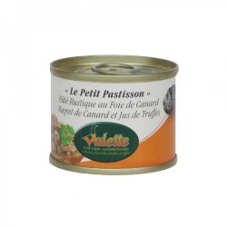 Le petit pastisson - pâté rustique au foie de canard, magret de canard et jus de truffes de foie gras 90g Valette