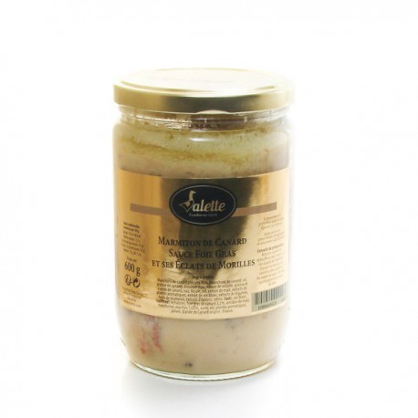 Marmiton de Canard, Sauce Foie Gras et Ses Éclats de Morilles 600g Valette