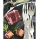 Les Bonbons de Magret de Canard Séché, au Foie Gras (61% de Foie Gras) - 3 Bonbons Sous Vide, 75g Valette