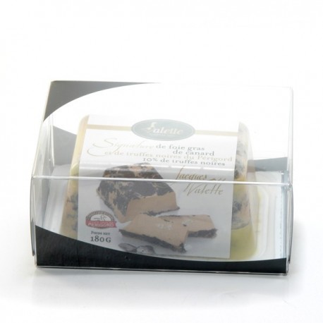 Signature de Foie Gras de Canard et Truffes Noires du Périgord (10% Truffe) 180g