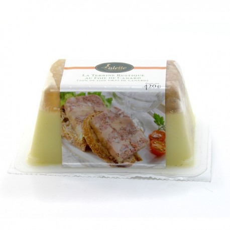 Terrine Rustique au Foie de Canard (20% Foie Gras) Dlc 5 Mois 420g