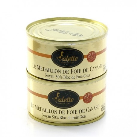 Le Médaillon de Foie de Canard (50% de Bloc de Foie Gras) 260g