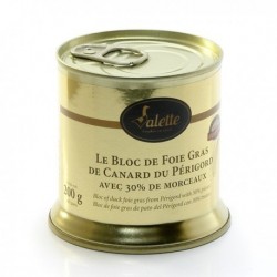 Le Bloc de Foie Gras de Canard du Périgord Avec 30% Morceaux 200g