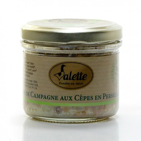 La Terrine de Campagne aux Cèpes En Persillade Bio 90g