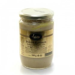 Petits Raviolis, Girolles Persillées et Sauce au Foie Gras 580g Valette