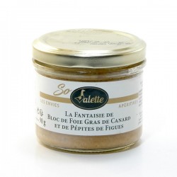 La Fantaisie de Bloc de Foie Gras de Canard et de Pépites de Figues 90g