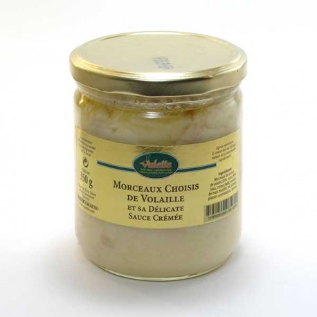 Morceaux Choisis de Volaille et sa Délicate Sauce Crémée 350g Valette