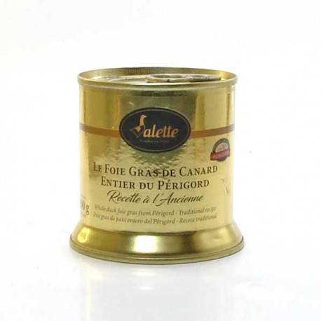 Foie Gras de canard entier du Sud-Ouest - Recette à l'Ancienne 180g Valette
