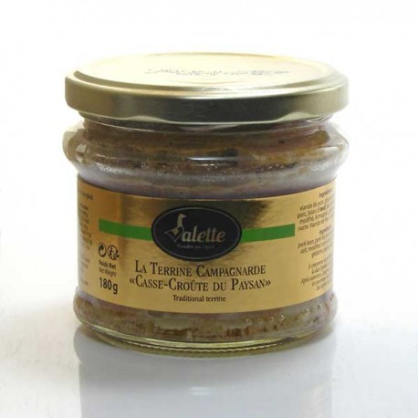 La terrine campagnarde casse-croûte du paysan 180g Valette