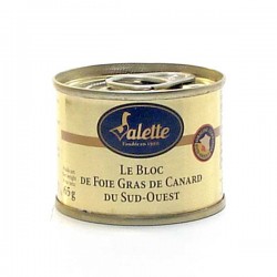 Le bloc de foie gras d'oie 65g Valette