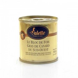 Le Bloc de Foie Gras de Canard du Sud-Ouest 100g Valette