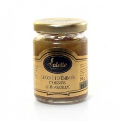 Le confit d'éminces d'oignons au monbazillac 90g Valette